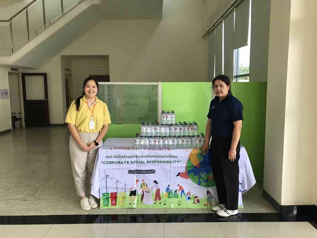 Donation of drinking water